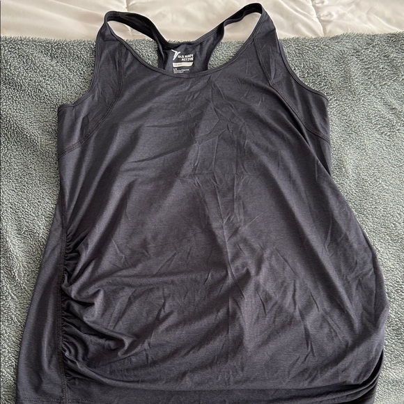 Old Navy Tops - Old Navy Active Go-Dry Maternity Charcoal Tank Top